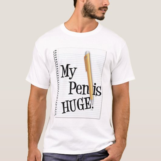 T-shirt Mon stylo est énorme (Devant)