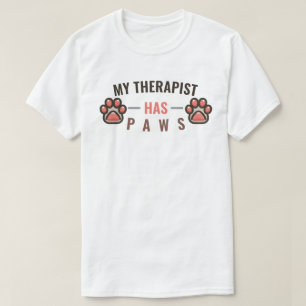 T-shirt Mon Thérapeute A Des Papes