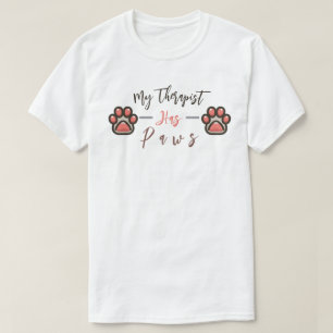 T-shirt Mon Thérapeute A Des Papes