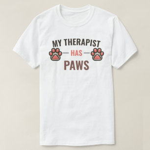 T-shirt Mon Thérapeute A Des Papes