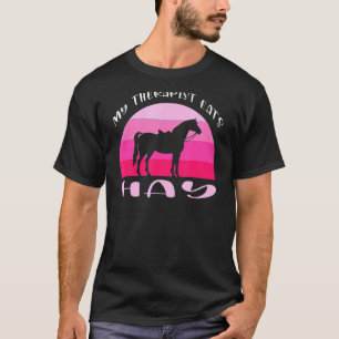 T-shirt Mon Thérapeute Mange Hay Equestrio