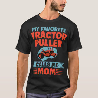 T-shirt Mon tracteur préféré m'appelle maman Tracteur Pu