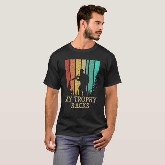 T-shirt Mon Trophée Chasse Deer Hunter Elk Bowhunting (Devant entier)