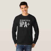 T-shirt Mon Type De Sang Est Ipa (Devant entier)