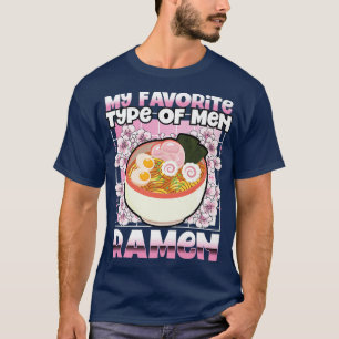 T-shirt Mon Type Favori D'Hommes Ramen 1007