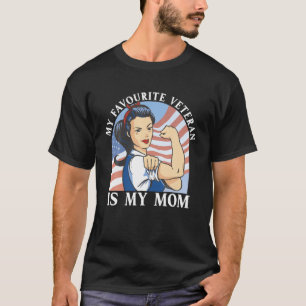 T-shirt Mon Vétérinaire Préféré Est Ma Mère Militair