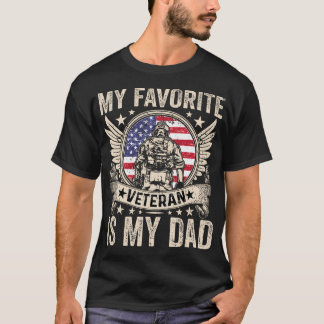 T-shirt Mon Vétérinaire Préféré Est Mon Père Anciens Comba