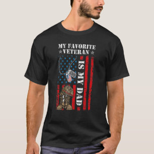 T-shirt Mon Vétérinaire Préféré Est Mon Père Fête Des Anci