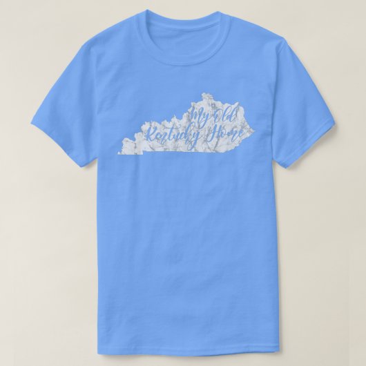 T-shirt Mon vieux Kentucky Home Bluegrass State déstabilis (Design devant)