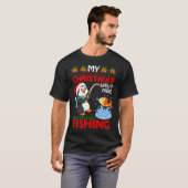 T-shirt mon vœu de Noël plus de pêche (Devant entier)