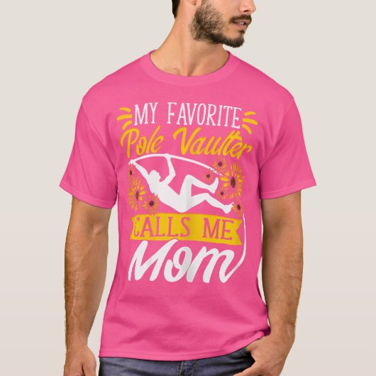 T-shirt Mon voûte Pole Préféré M'Appelle Maman Vaulting Va (Devant)