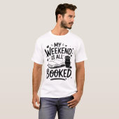 T-shirt mon week-end est complet (Devant entier)