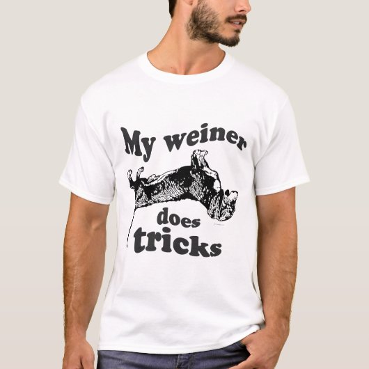 T-SHIRT MON WEINER FAIT DES TOURS (Devant)