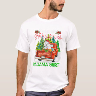 T-shirt Mon Westie en pyjama de Noël