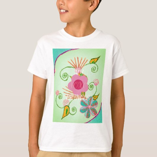 T-shirt Mon XOXO Little Princess Floral Art Design d'impre (Devant)