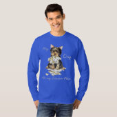 T-shirt Mon Yorkie a mangé mon plan de cours (Devant entier)