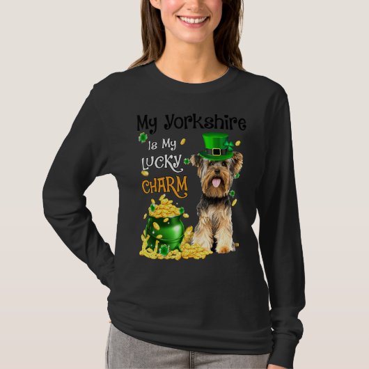 T-shirt Mon Yorkshire Terrier Est Mon Chic Chic Chic Chien (Devant)