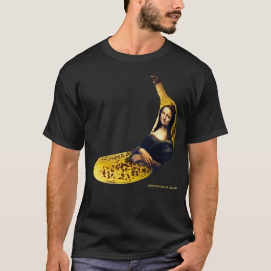 T-shirt Mona Lisa Banana (Devant)
