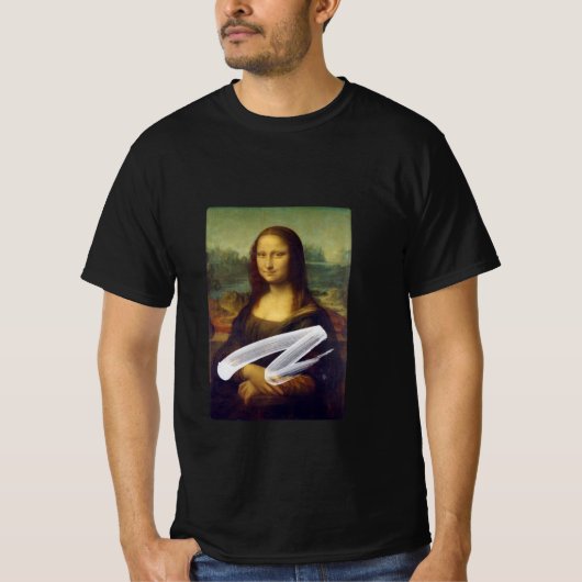 T-shirt Mona Lisa Caked (Devant)