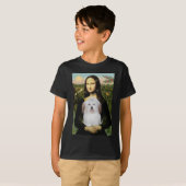 T-shirt Mona Lisa - Coton De Tulear (Devant entier)