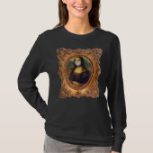 T-shirt Mona lisa dans un masque chirurgical leonardo da V (Devant)