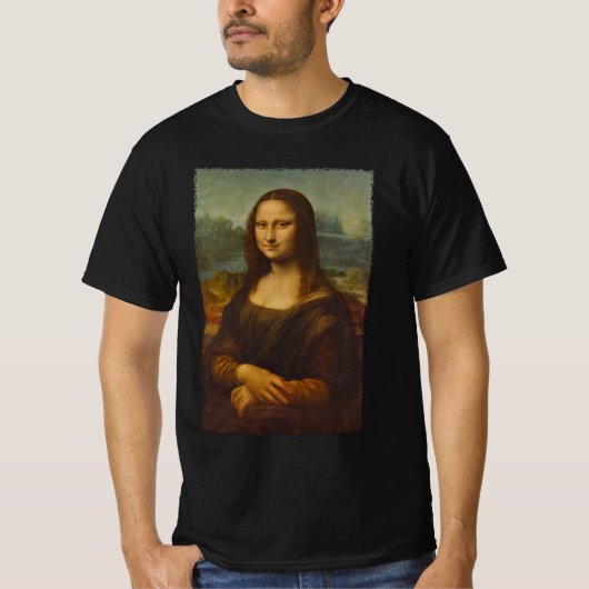 T-shirt Mona Lisa de Léonard de Vinci, Art Renaissance (Devant)