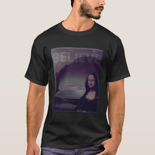 T-shirt Mona Lisa devant UFO (Devant)