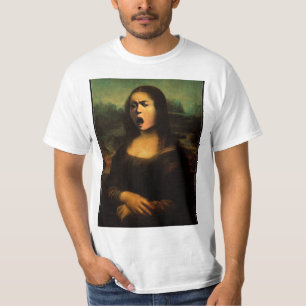 T-shirt Mona Lisa du Caravaggio / Medusa