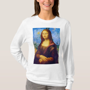 T-shirt Mona Lisa et Van Gogh