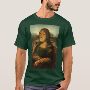 T-shirt Mona Lisa Gorille Grand Singe