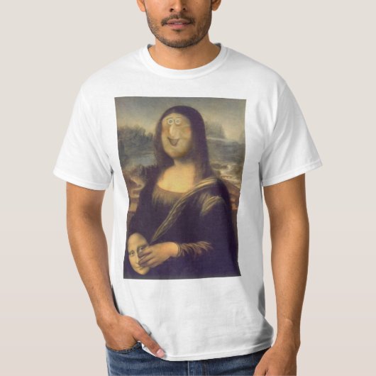 T-shirt Mona Lisa - Non masqué (Devant)
