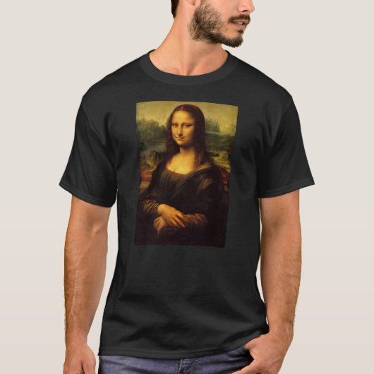 T-shirt Mona Lisa par Léonard de Vinci (Devant)