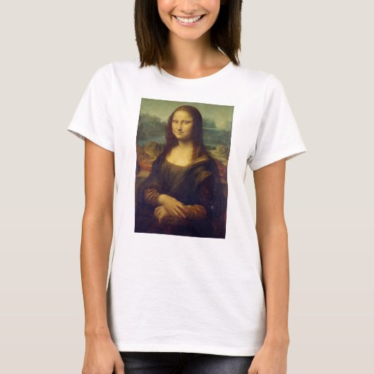 T-shirt Mona Lisa par Leonardo da Vinci (Devant)