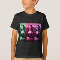 Mona Lisa Poster de animal rose rose violet
