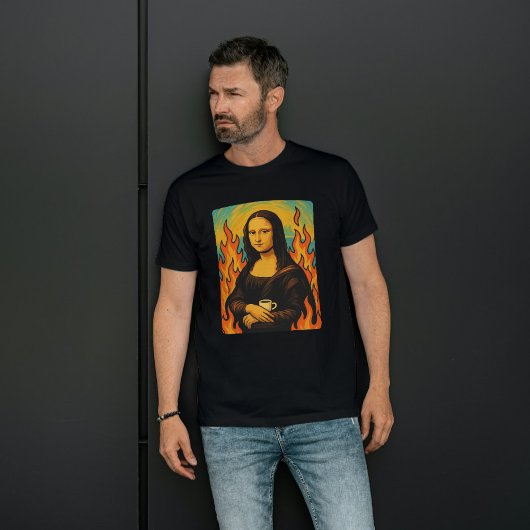 T-shirt Mona Lisa Rencontre Ceci Est Un Style Art Mème Fin