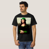T-shirt Mona Lisa Saint-Patrick Clover (Devant entier)