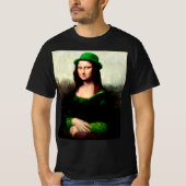T-shirt Mona Lisa Saint-Patrick Clover (Devant)