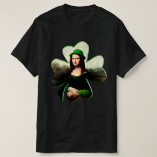 T-shirt Mona Lisa Saint-Patrick Clover