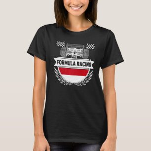 T-shirt Monaco Auto Race Monaco Drapeau Formule Course Voi