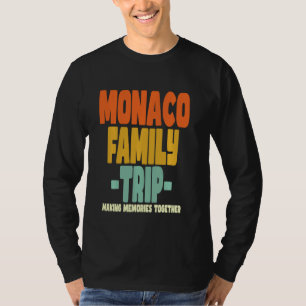 T-shirt Monaco Famille Vacances Monaco