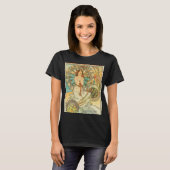 T-shirt Monaco, Monte-Carlo, Chemins de Fer P.L.M by Mucha (Devant entier)