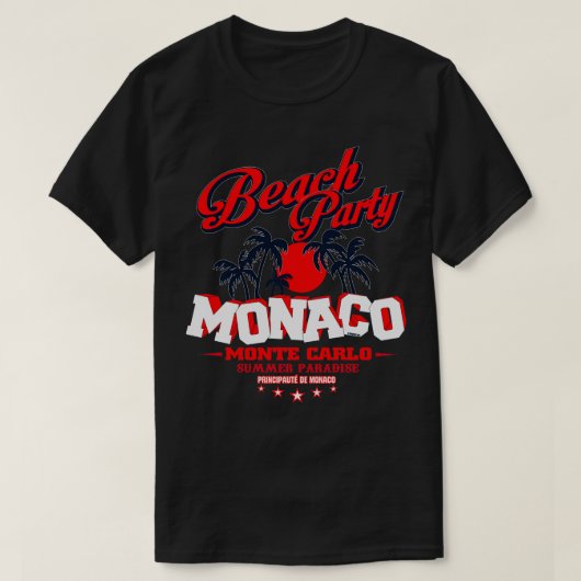 T-shirt Monaco Monte lo (Design devant)
