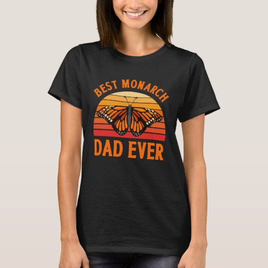 T-shirt Monarch Butterfly Best Monarch Dad Ever Insect Ent (Devant)
