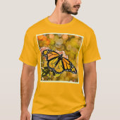 T-shirt Monarch Butterfly Garden Art (Devant)