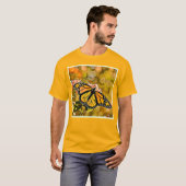 T-shirt Monarch Butterfly Garden Art (Devant entier)