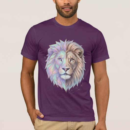 T-shirt Monarque géométrique (Devant)