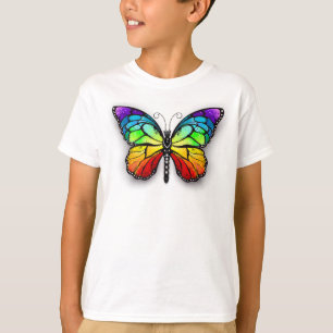 T-shirt Monarque papillon arc-en-ciel