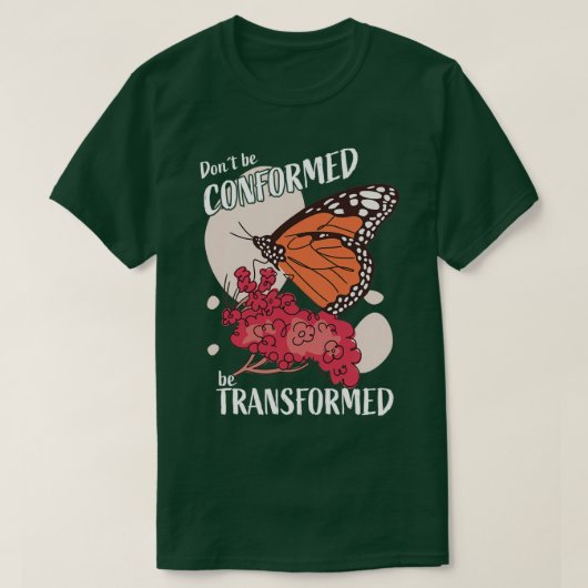 T-shirt Monarque Papillon Milkweed Design pour Papillon Lo (Design devant)