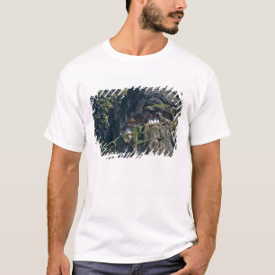 T-shirt Monastère de Taktsang sur la falaise, Paro, Bhouta