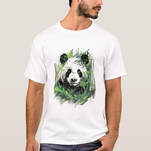 T-shirt Monde animal géant Panda découverte de beauté de l (Devant)